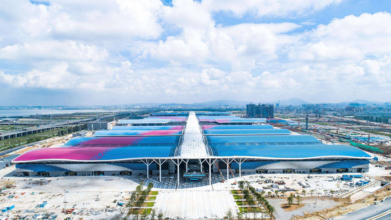 Shenzhen Exhibition Center Background