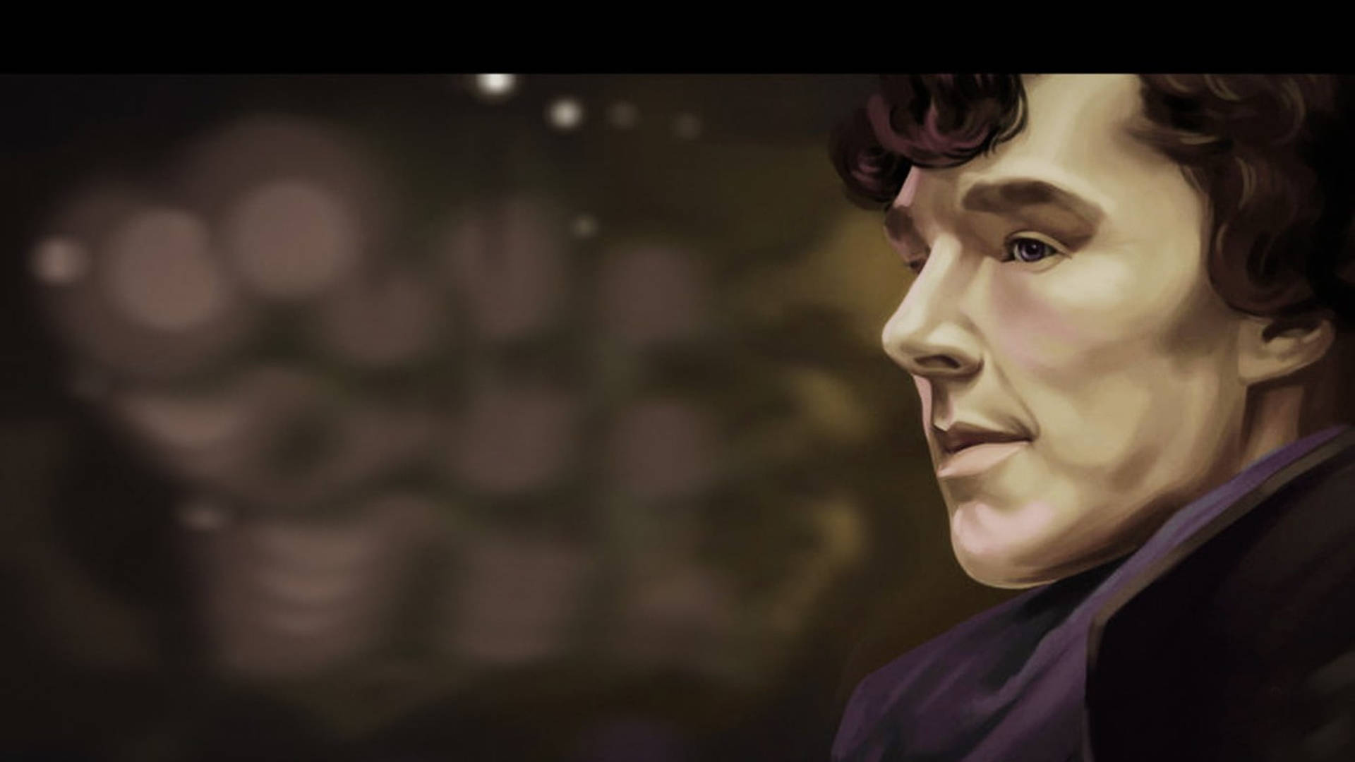 Sherlock Digital Portrait Background