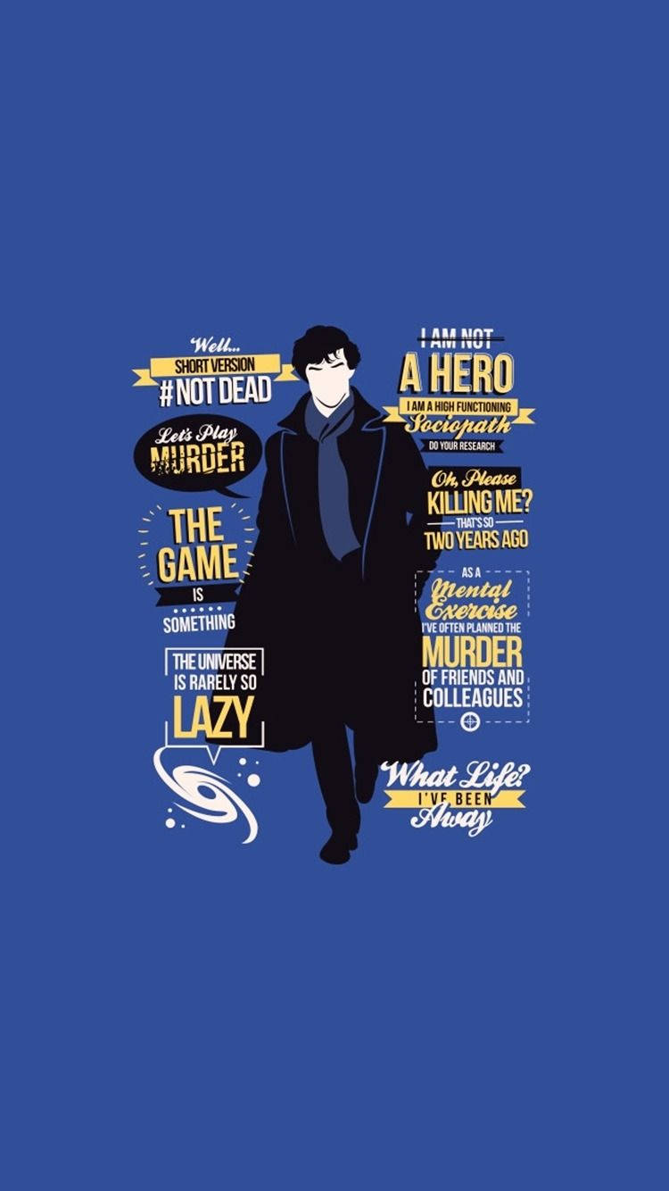 Sherlock Holmes Vector Art Background