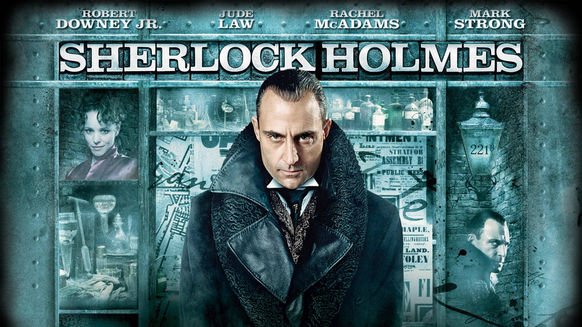 Sherlock Holmes Villain Poster Background