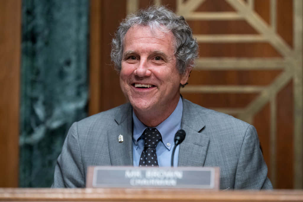 Sherrod Brown In His Role As Committee Chairman Background
