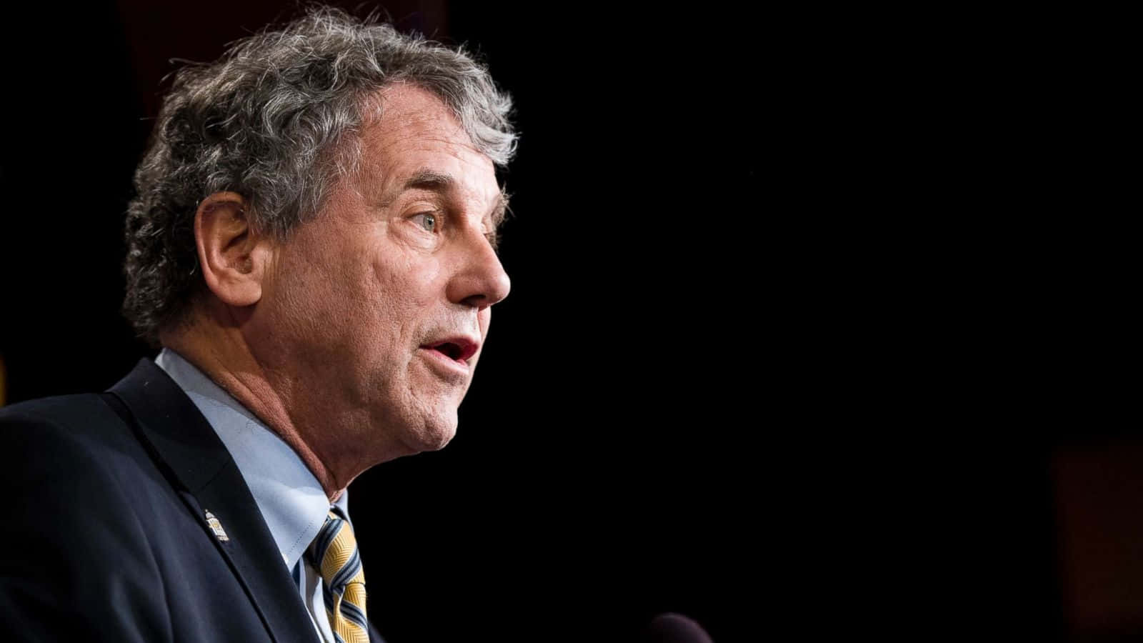 Sherrod Brown Speaking Background