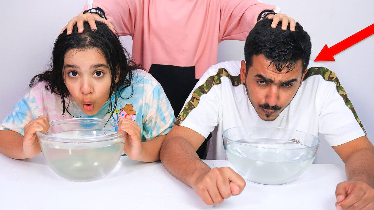 Shfa And Dad With Bowls