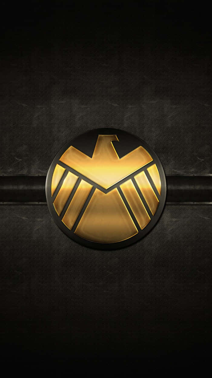 Shield On A Black Background Background