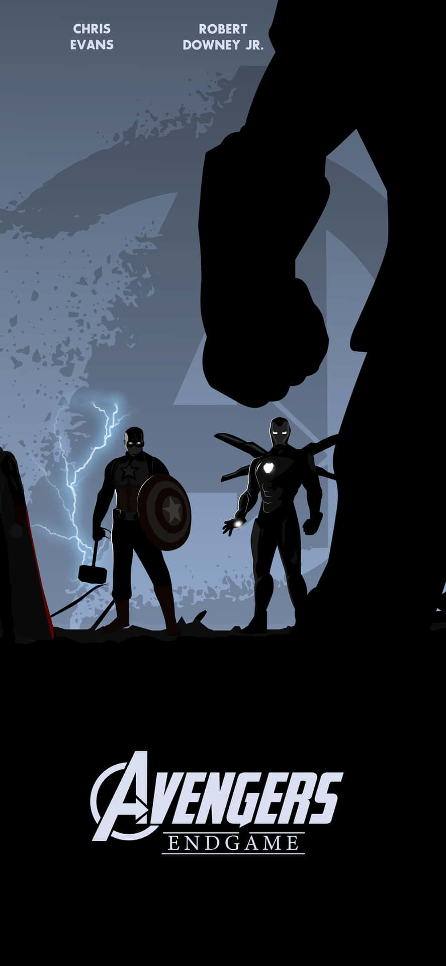 Shield Up With The New Modern Avengers Iphone Background