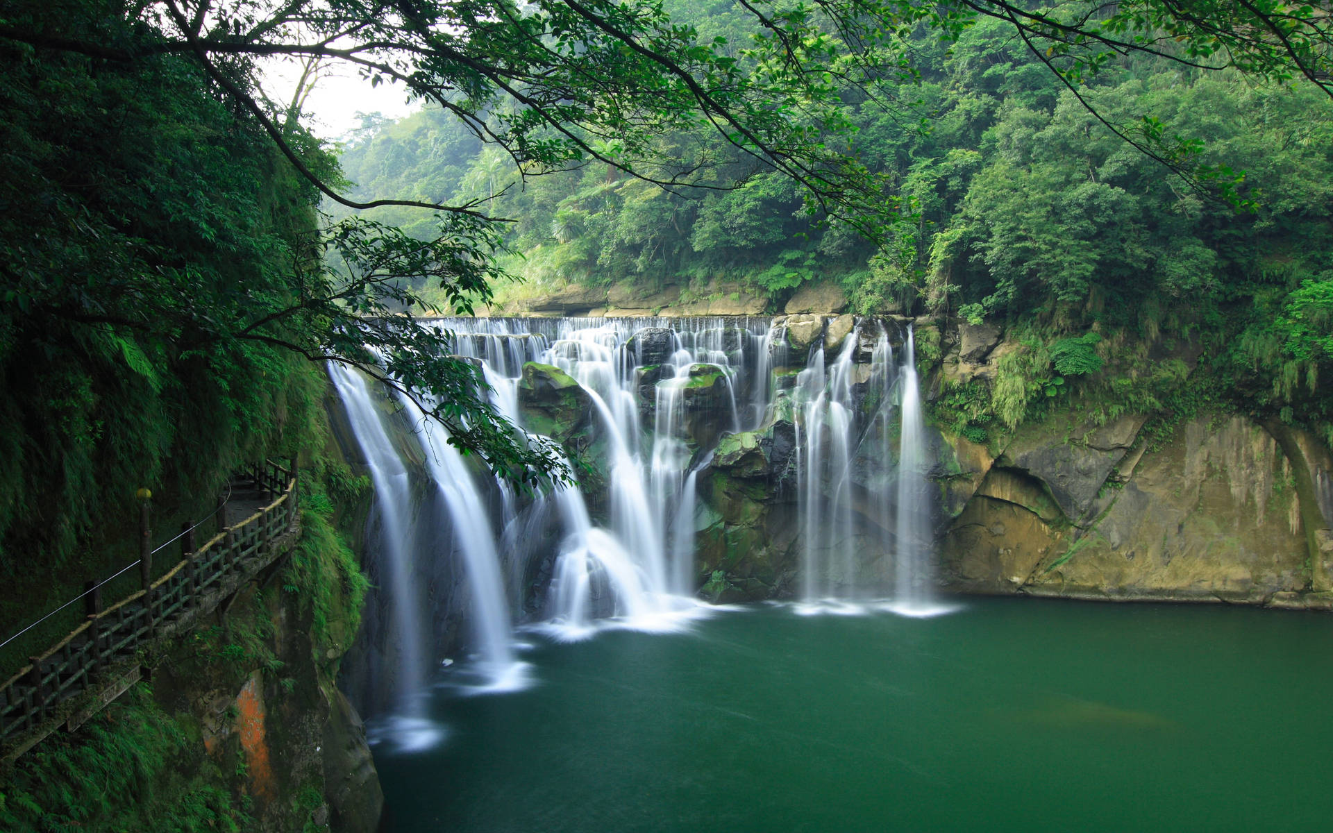 Shifen Waterfall Taiwan Background