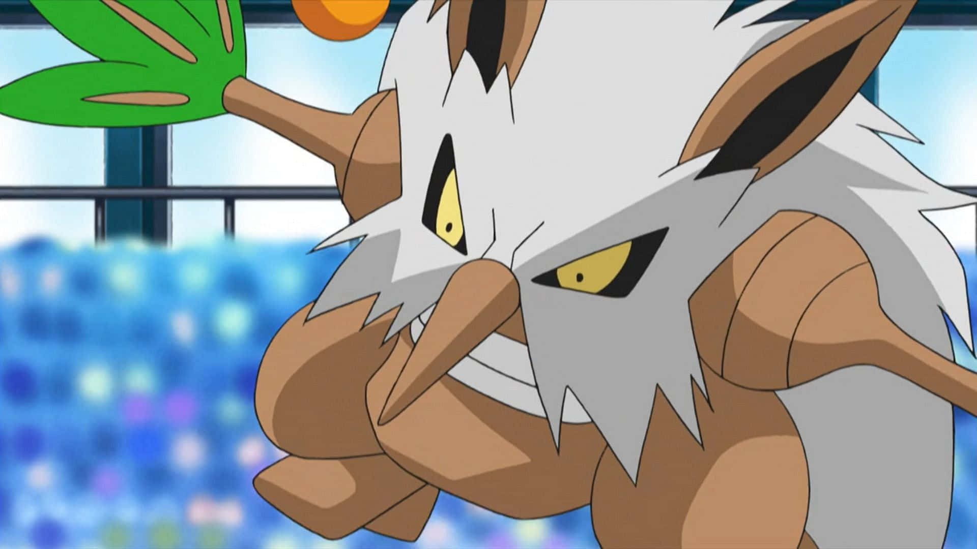 Shiftry Angry Inside Stadium Background