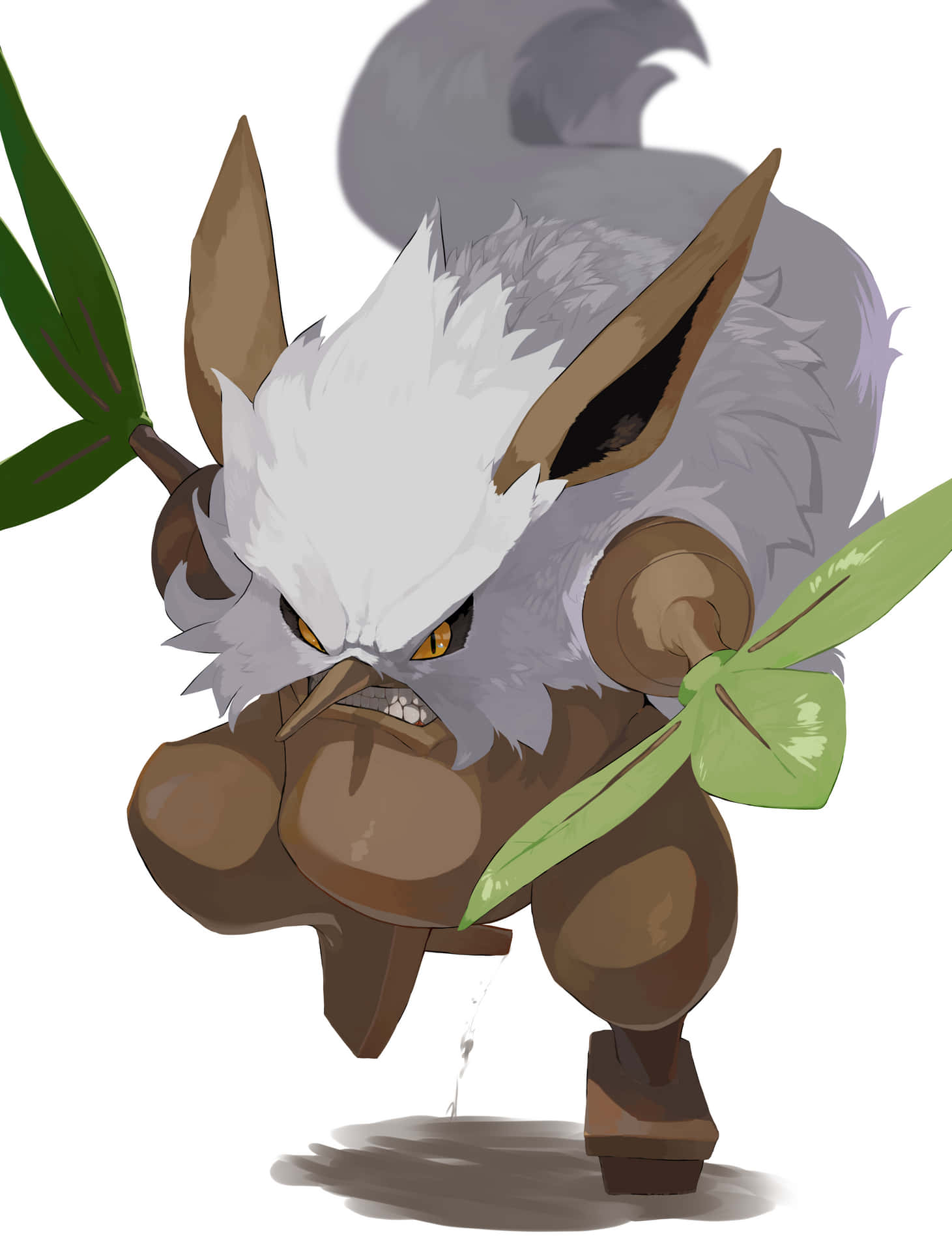 Shiftry Charging Forward Background