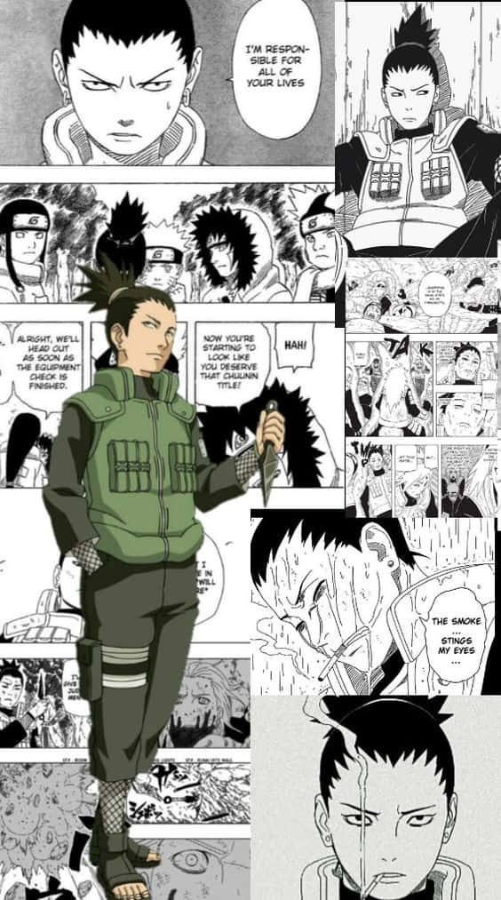 Shikamaru Stunt Art Aesthetic Background