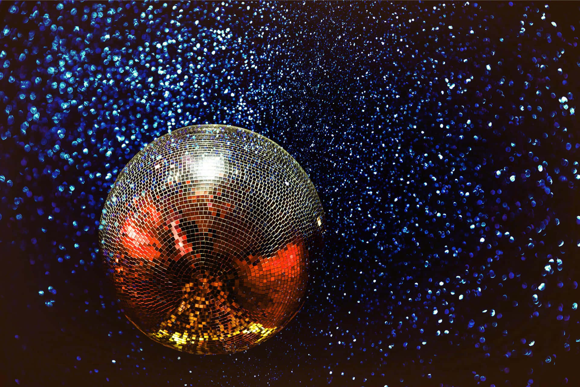 Shimmering Disco Ball Nightlife