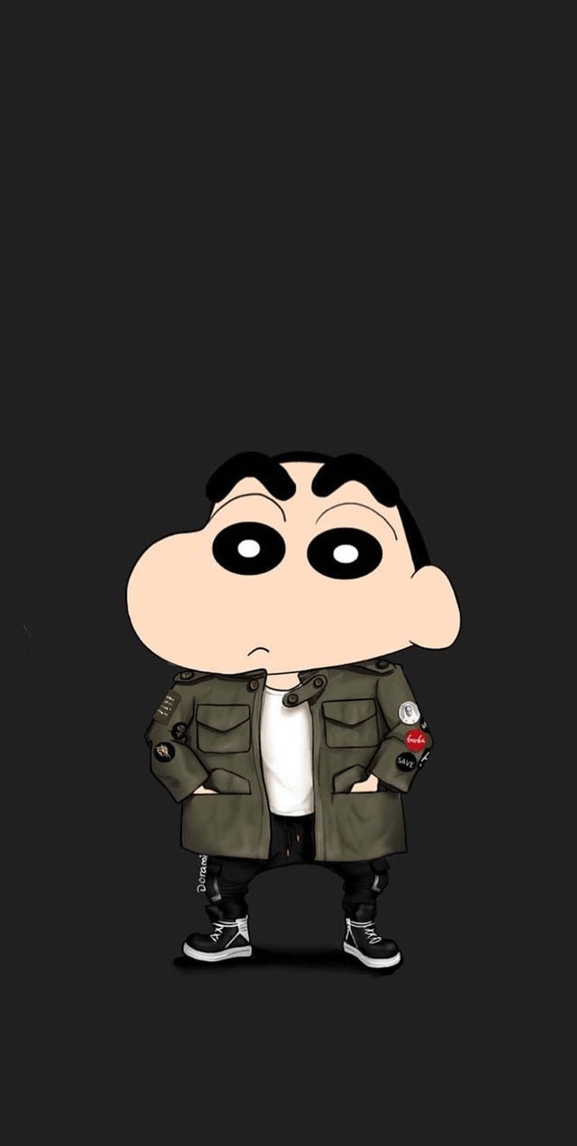 Shin Chan In Jacket