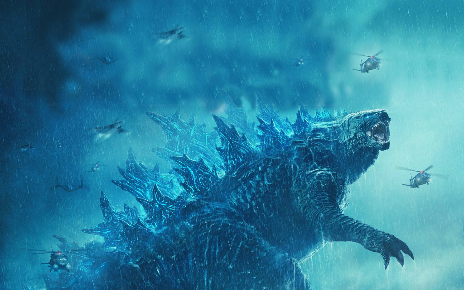 Shin Godzilla Rising From The Sea Background