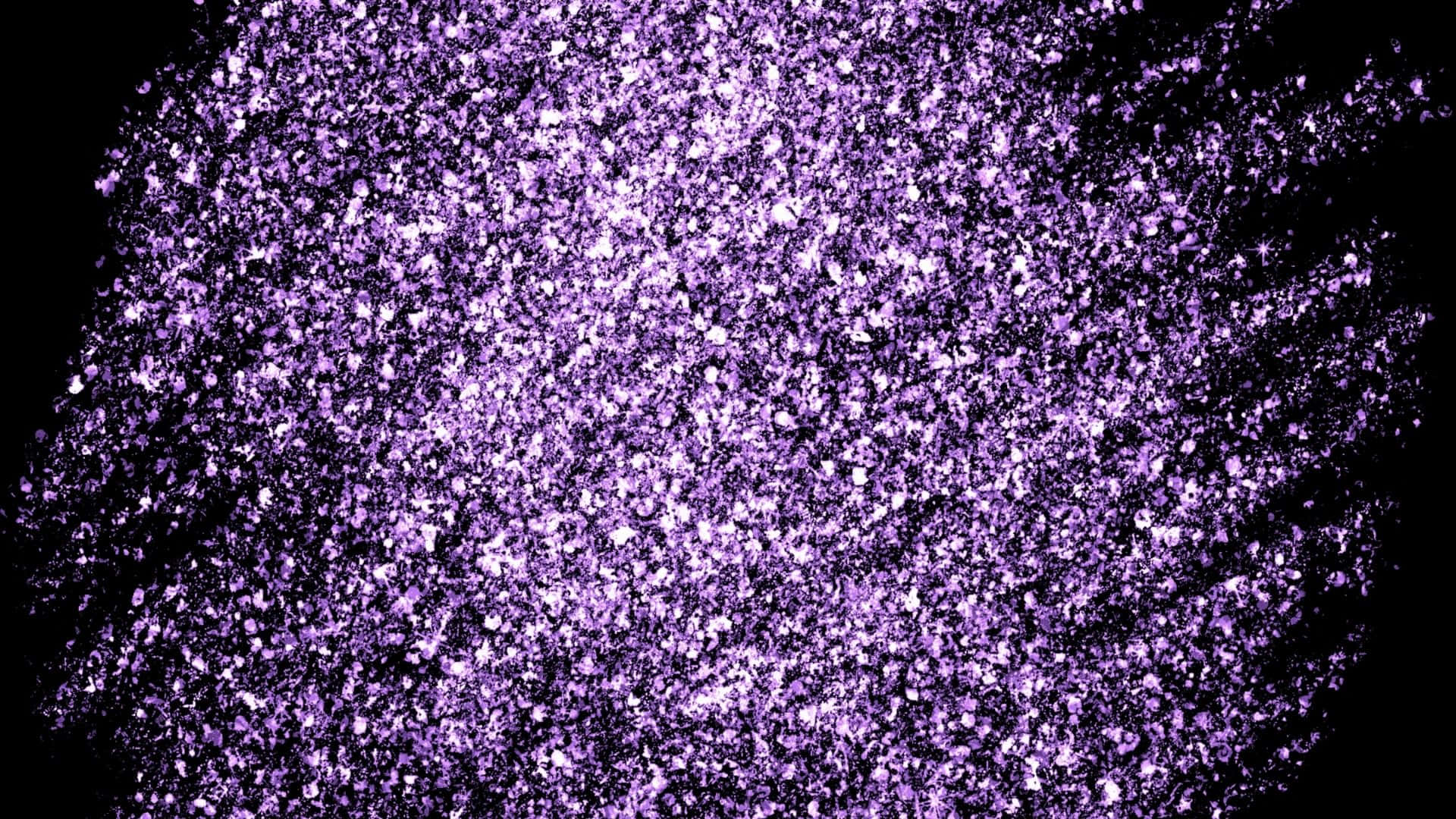 Shine Bright In Purple Glitter Background