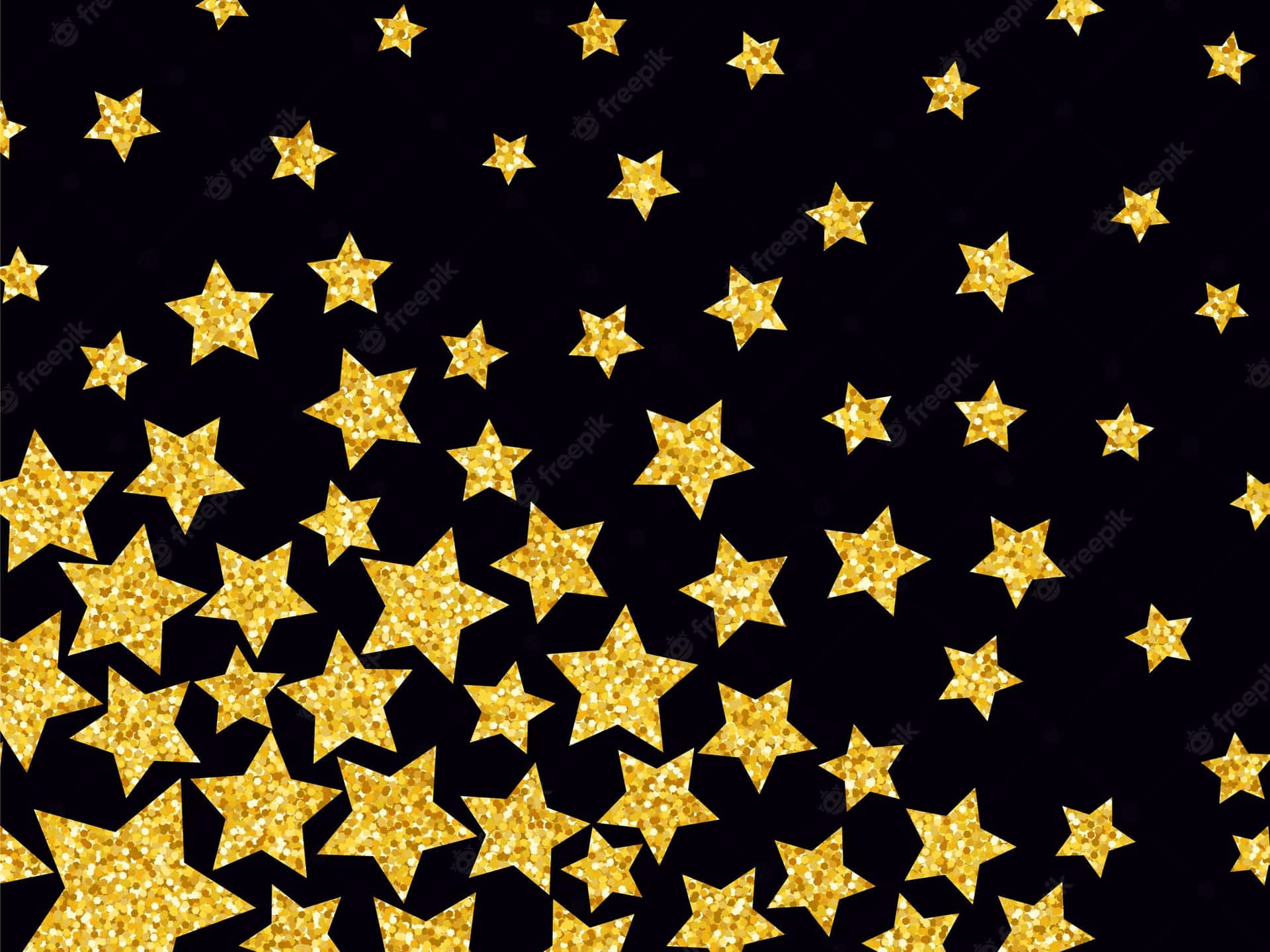 Shine Bright Like A Gold Star Background