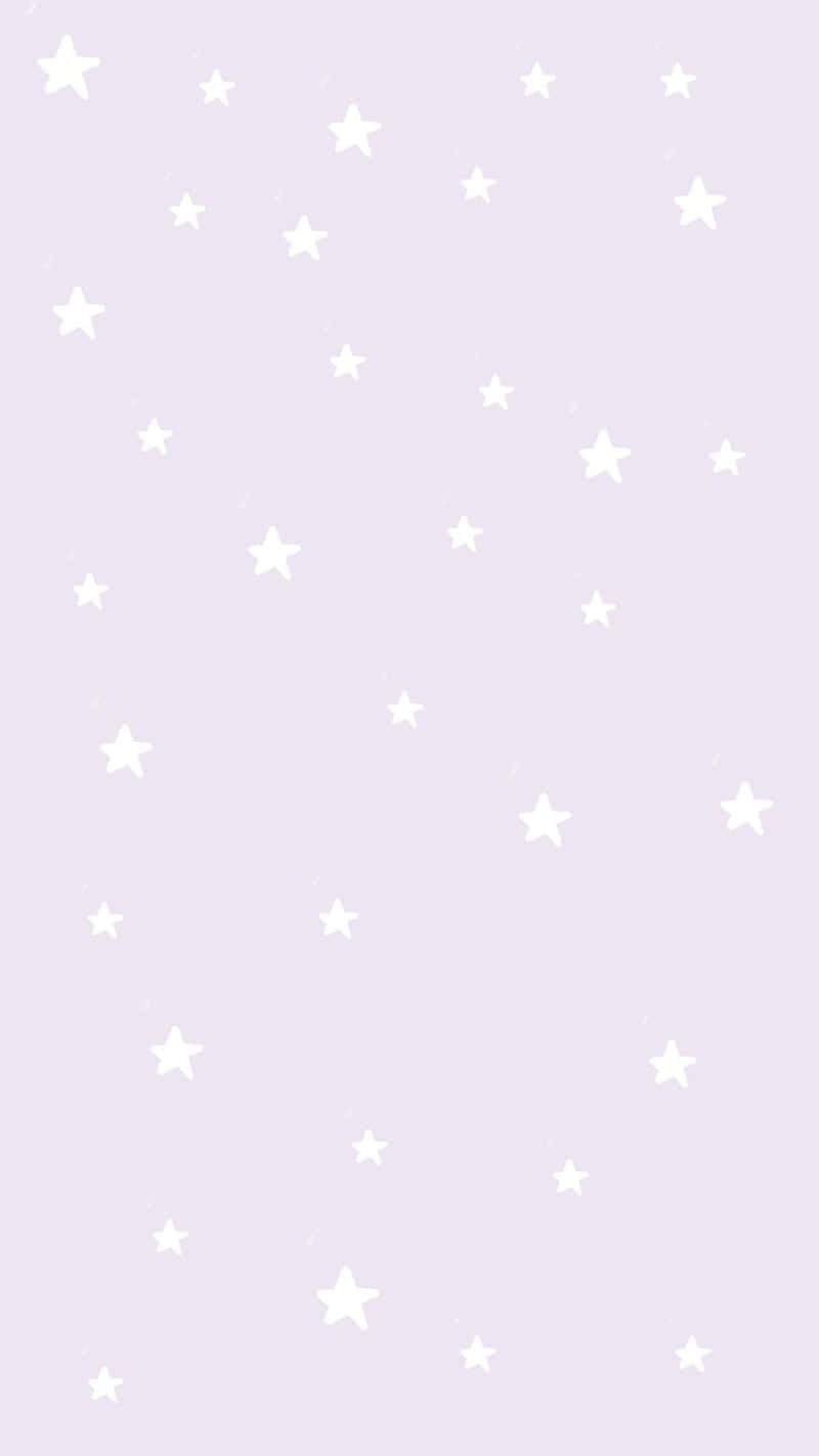 Shine Bright Like A Purple Star Background