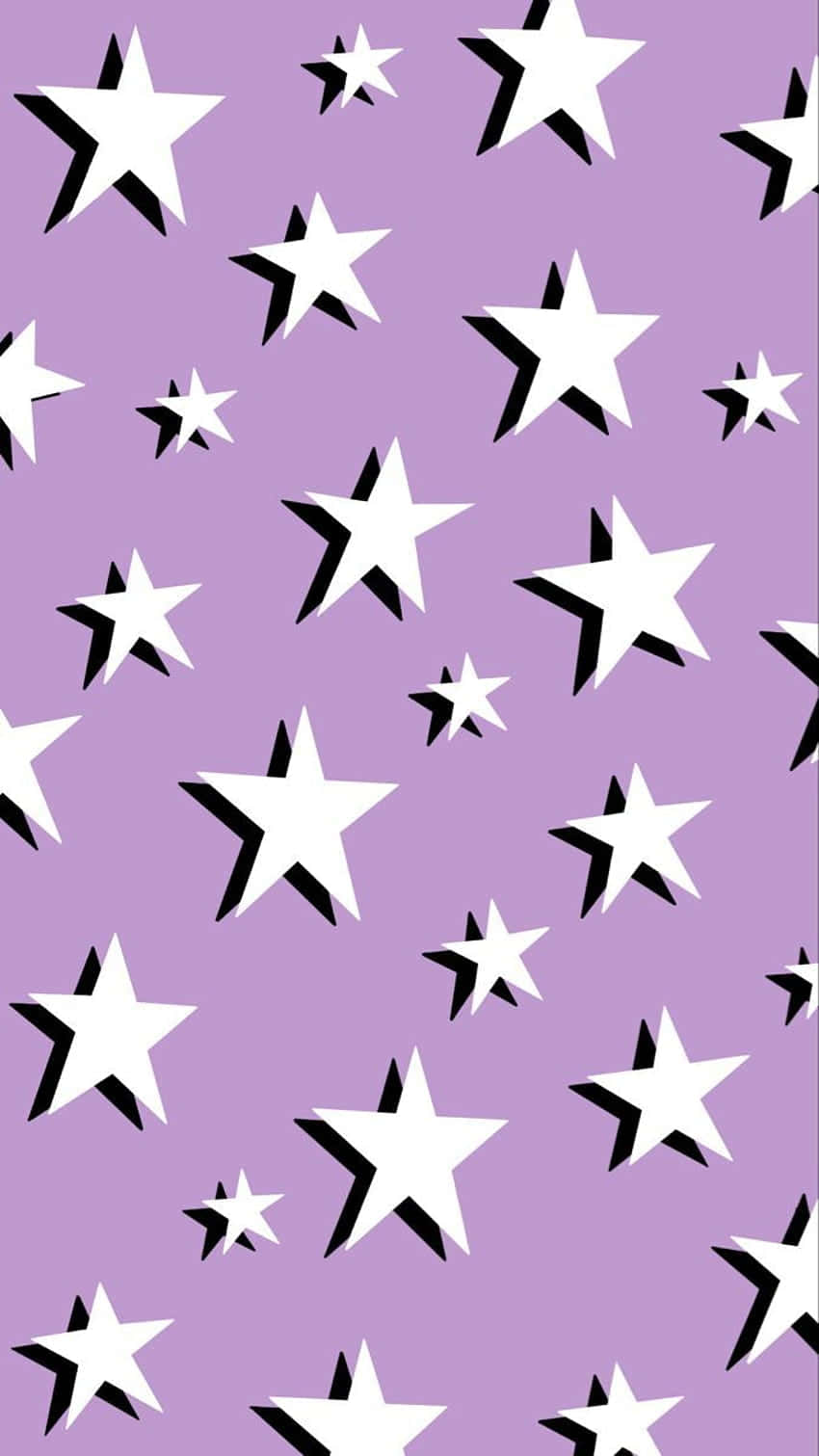 Shine Bright Like A Purple Star Background