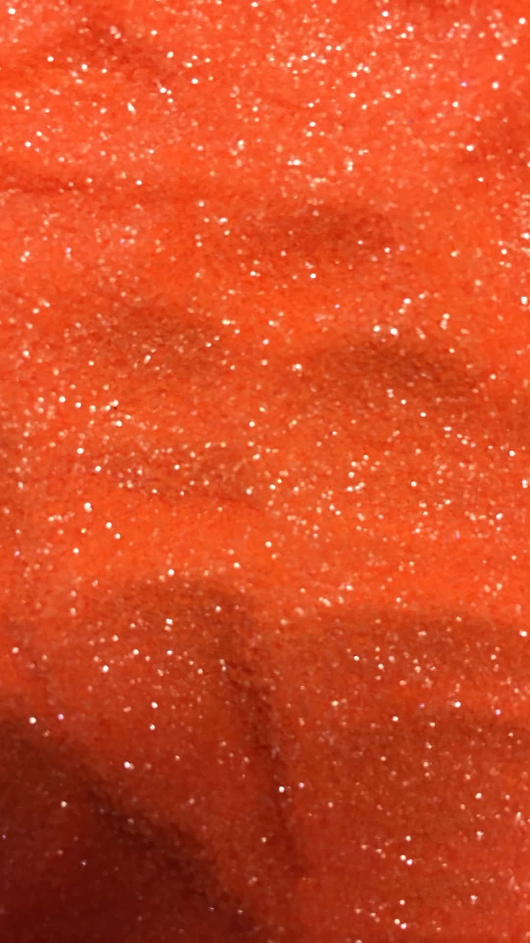 Shine Bright With Orange Glitter Background