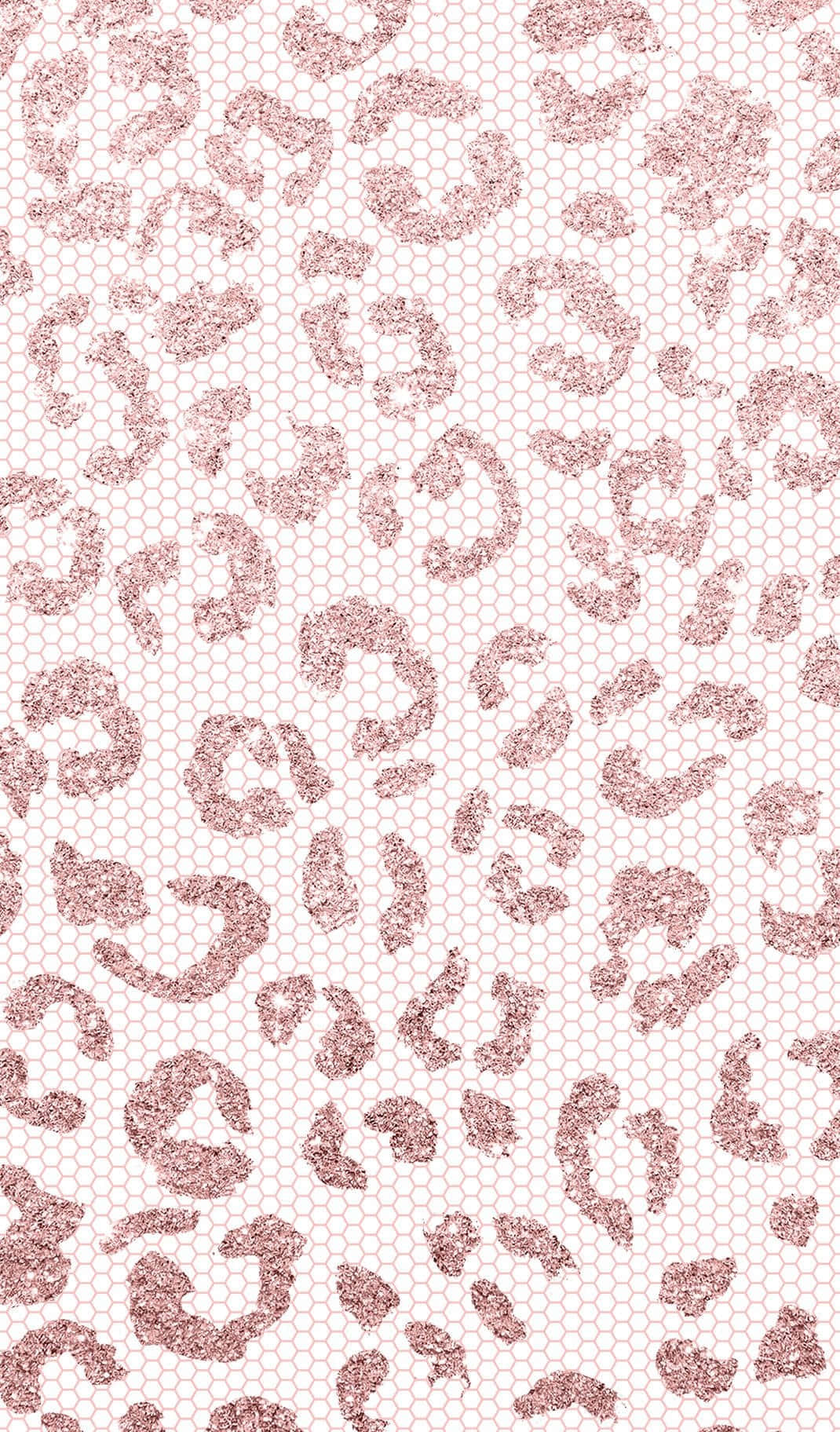 Shine Brightly With Glitter Leopard Wallpaper Background