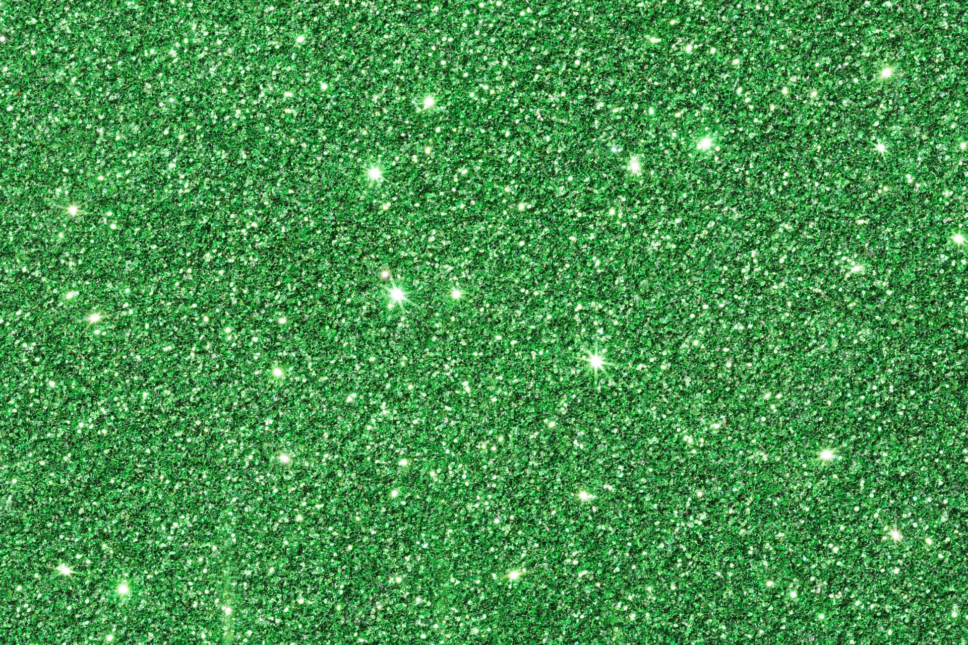 Shine Brightly With Green Glitter