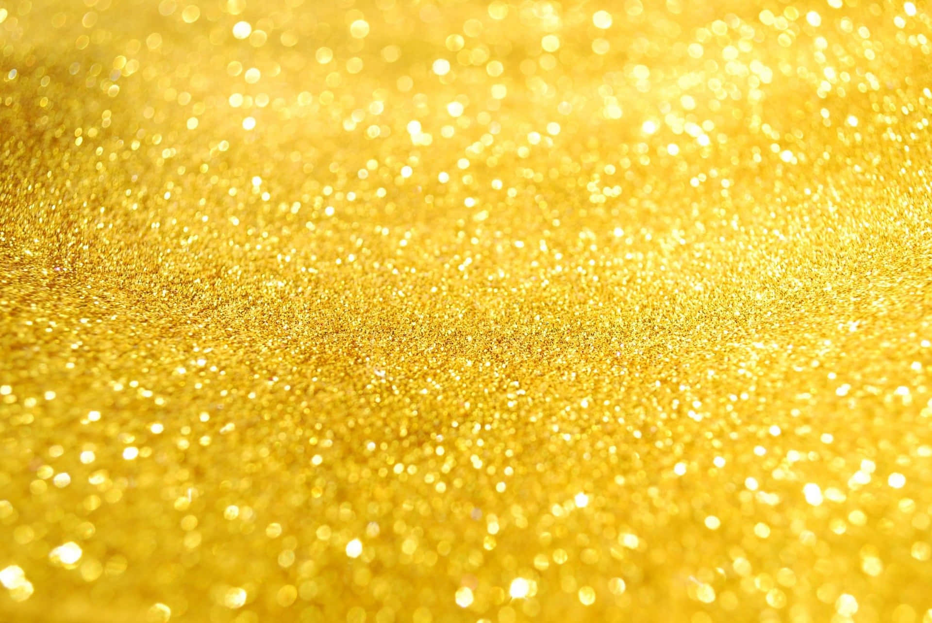 Shine The Night Away With Yellow Glitter Background