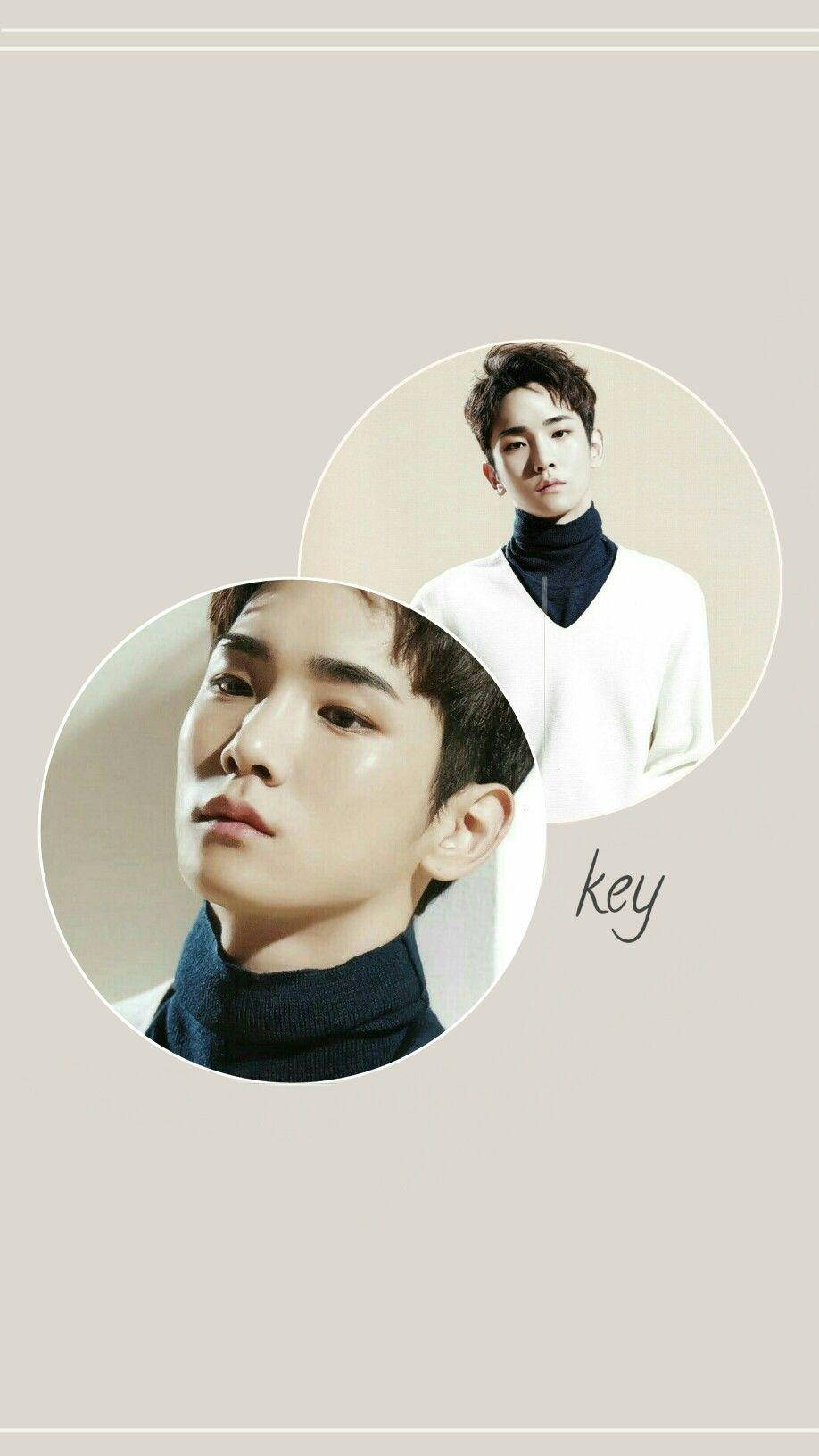 Shinee Key White Aesthetic Background