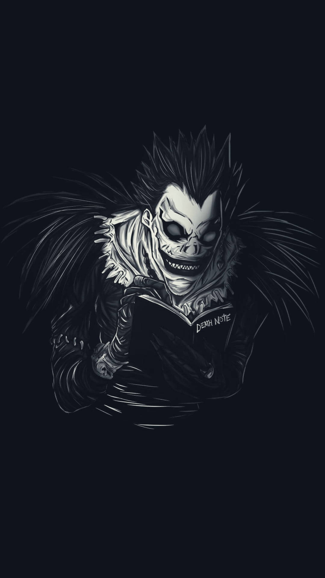 Shinigami Ryuk And The Death Note Phone Background