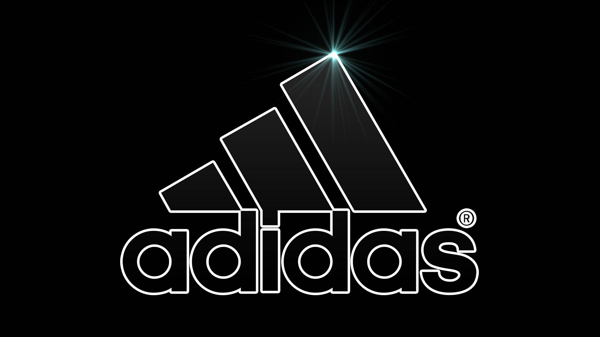 Shining Adidas Logo Background