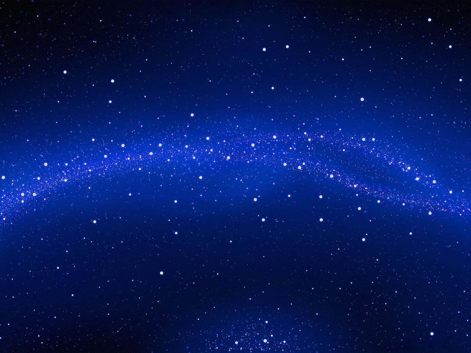 Shining Blue Stars Twinkle Across The Night Sky Background