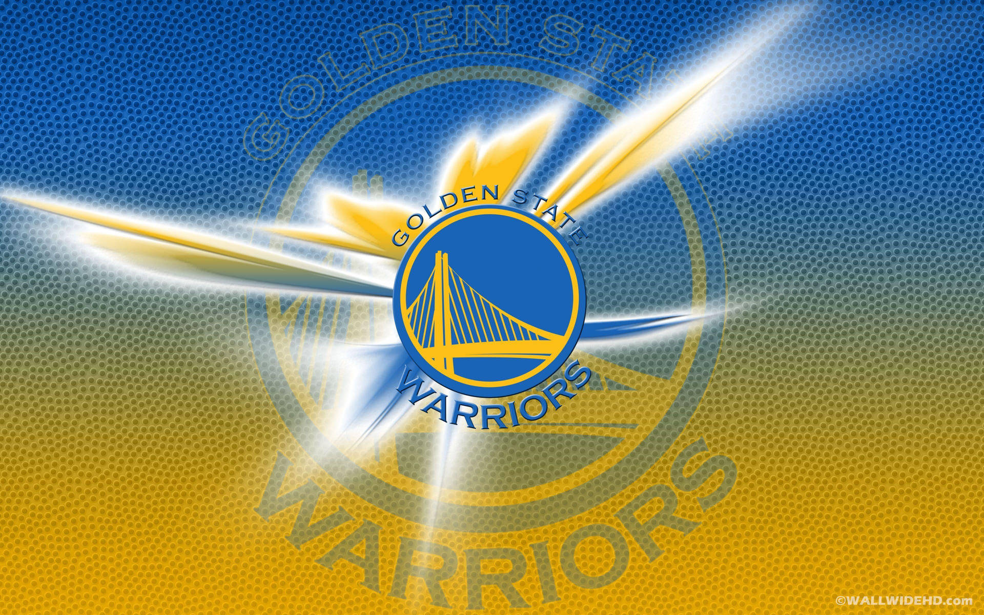 Shining Golden State Warriors Logo Background