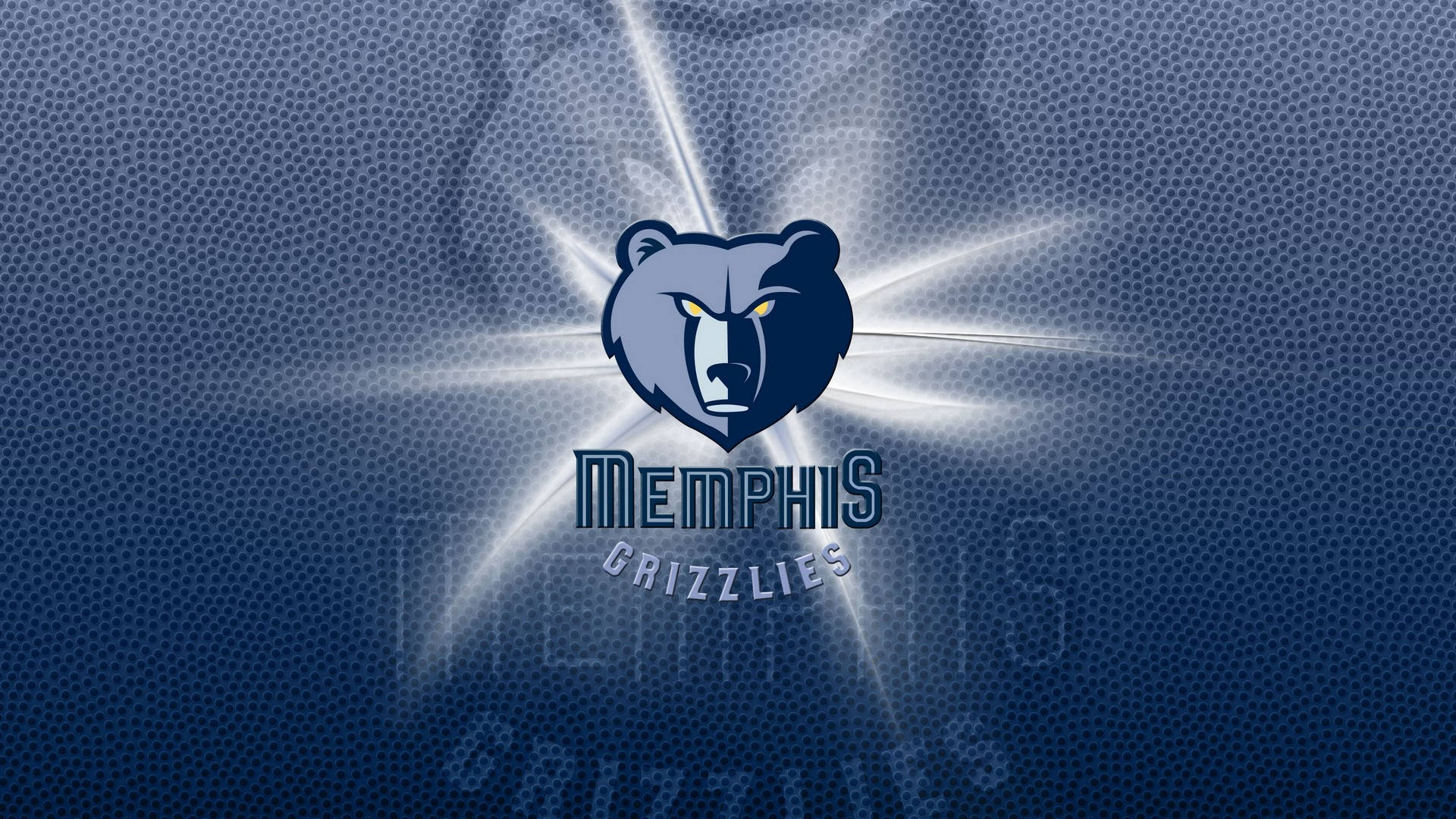 Shining Nba Memphis Grizzlies Logo Background