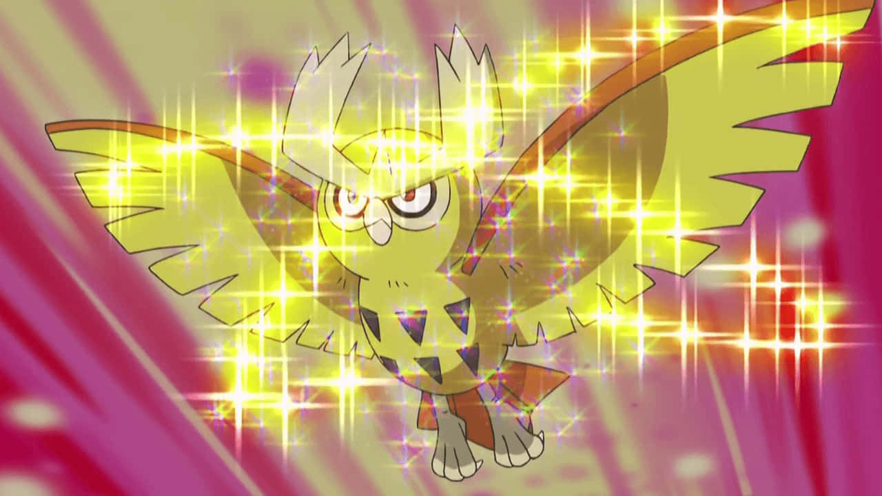 Shining Noctowl Anime Scene Background