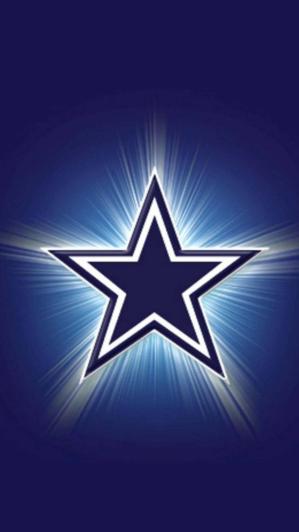 Shining Star Logo Of Dallas Cowboys Iphone Background