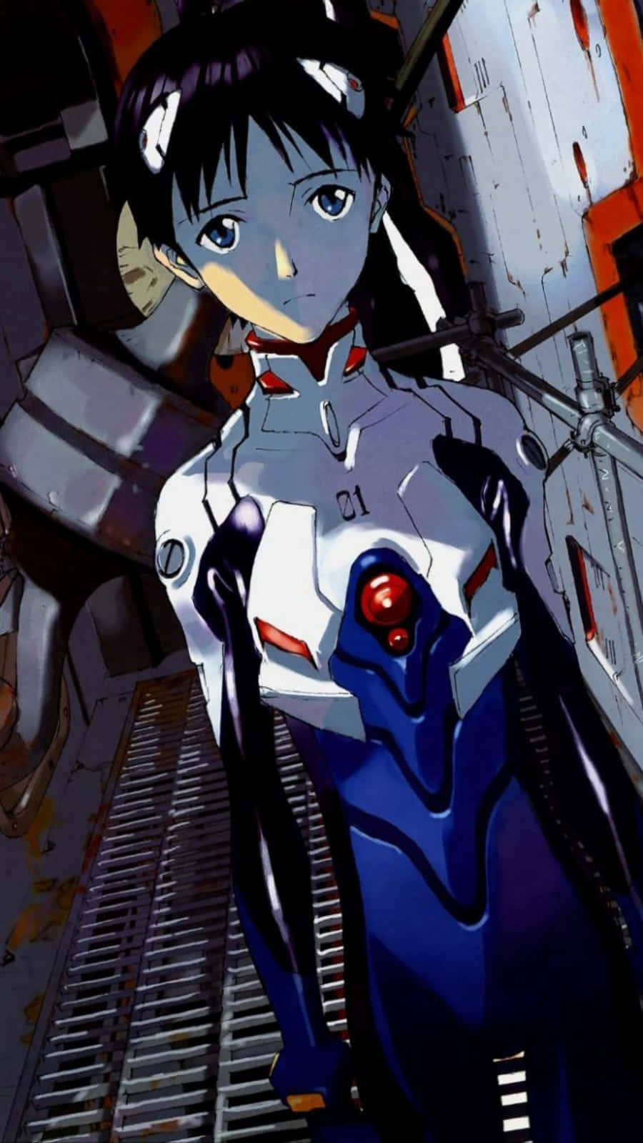 Shinji Ikari Plugsuit Neon Genesis Evangelion Iphone Background