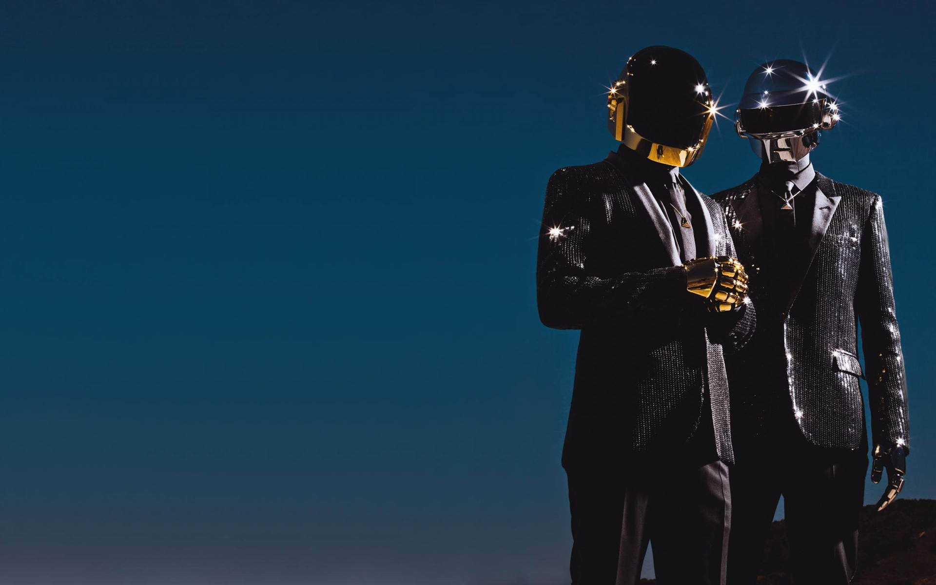 Shinning Daft Punk Duo Background