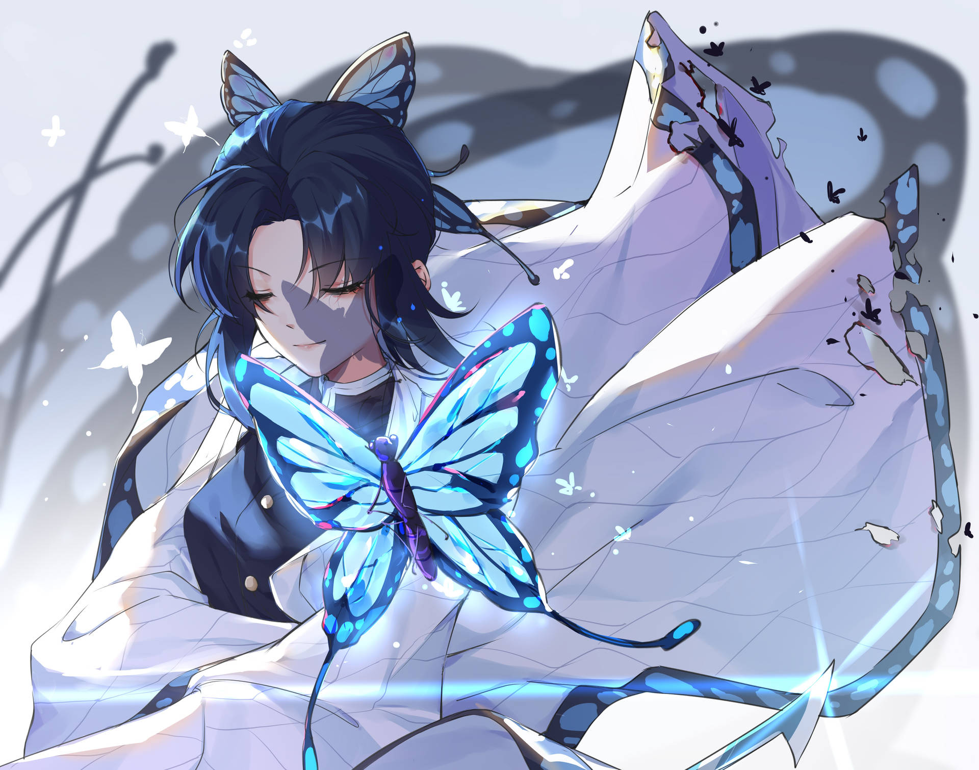 Shinobu Butterfly Maiden Background