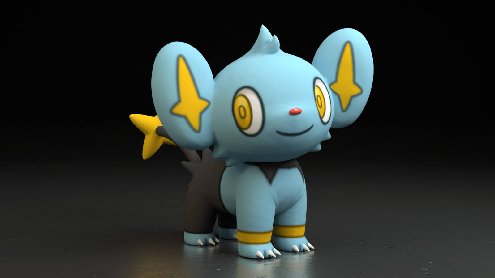 Shinx 3d Render Background