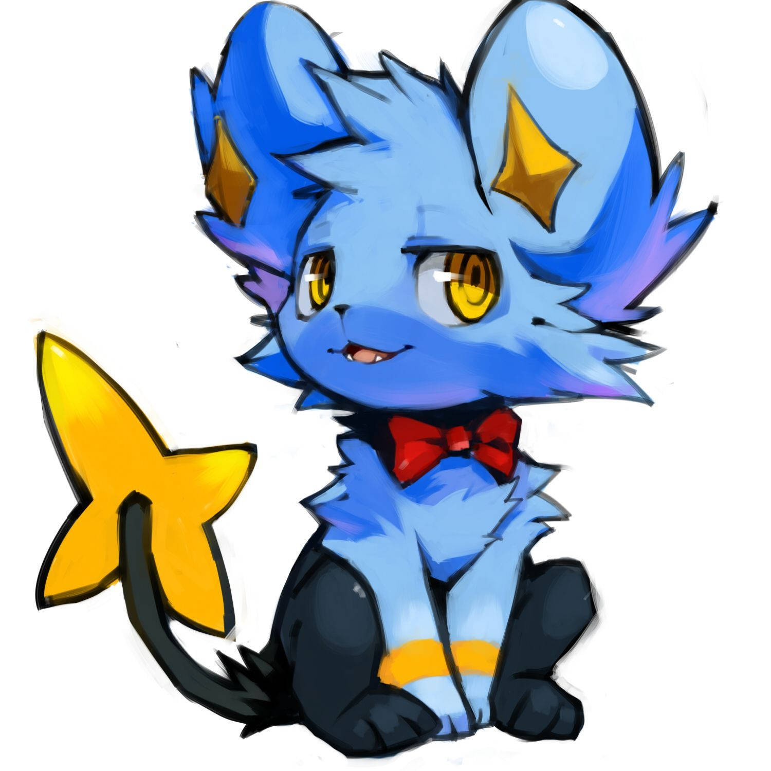 Shinx Bowtie Handsome Background