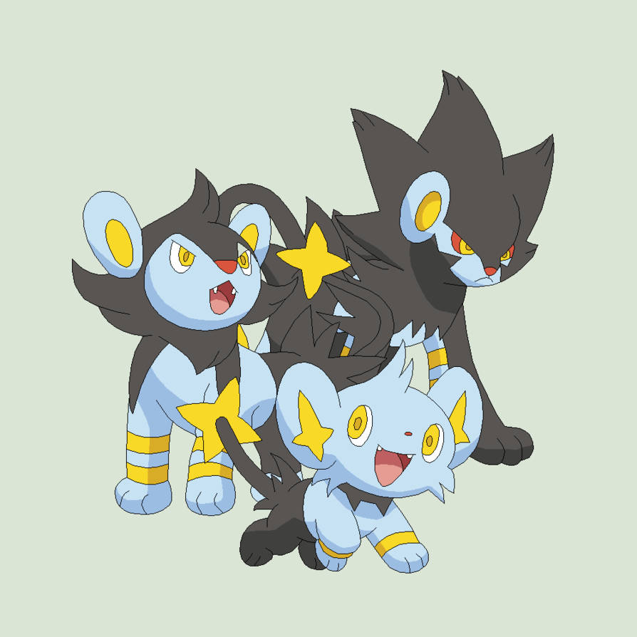 Shinx Happy Evolutions Background