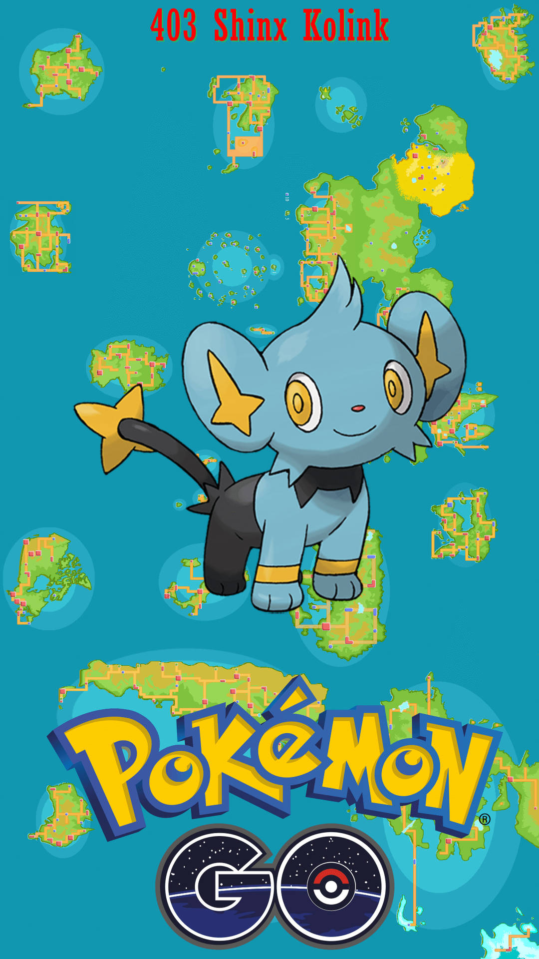 Shinx Pokemon Go Maps Background