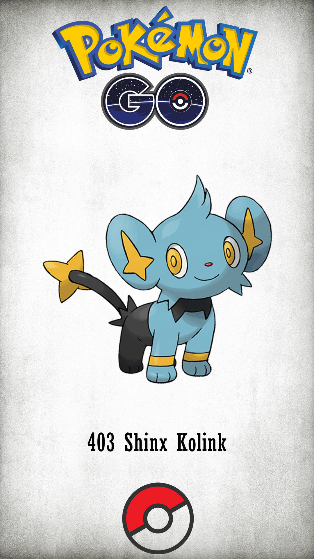 Shinx Pokemon Go Paper Background