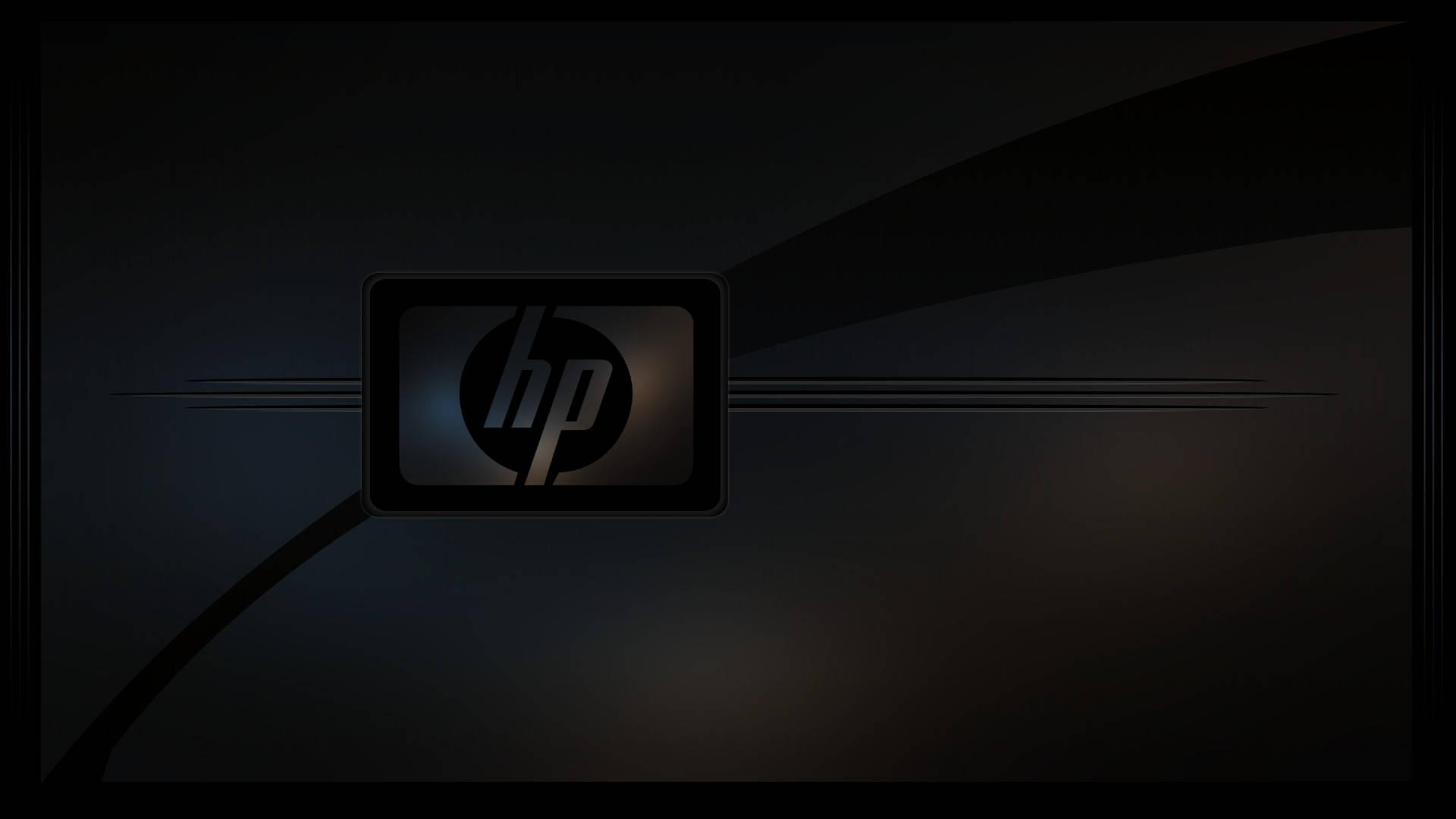 Shiny And Matte Hp Laptop Logo Background