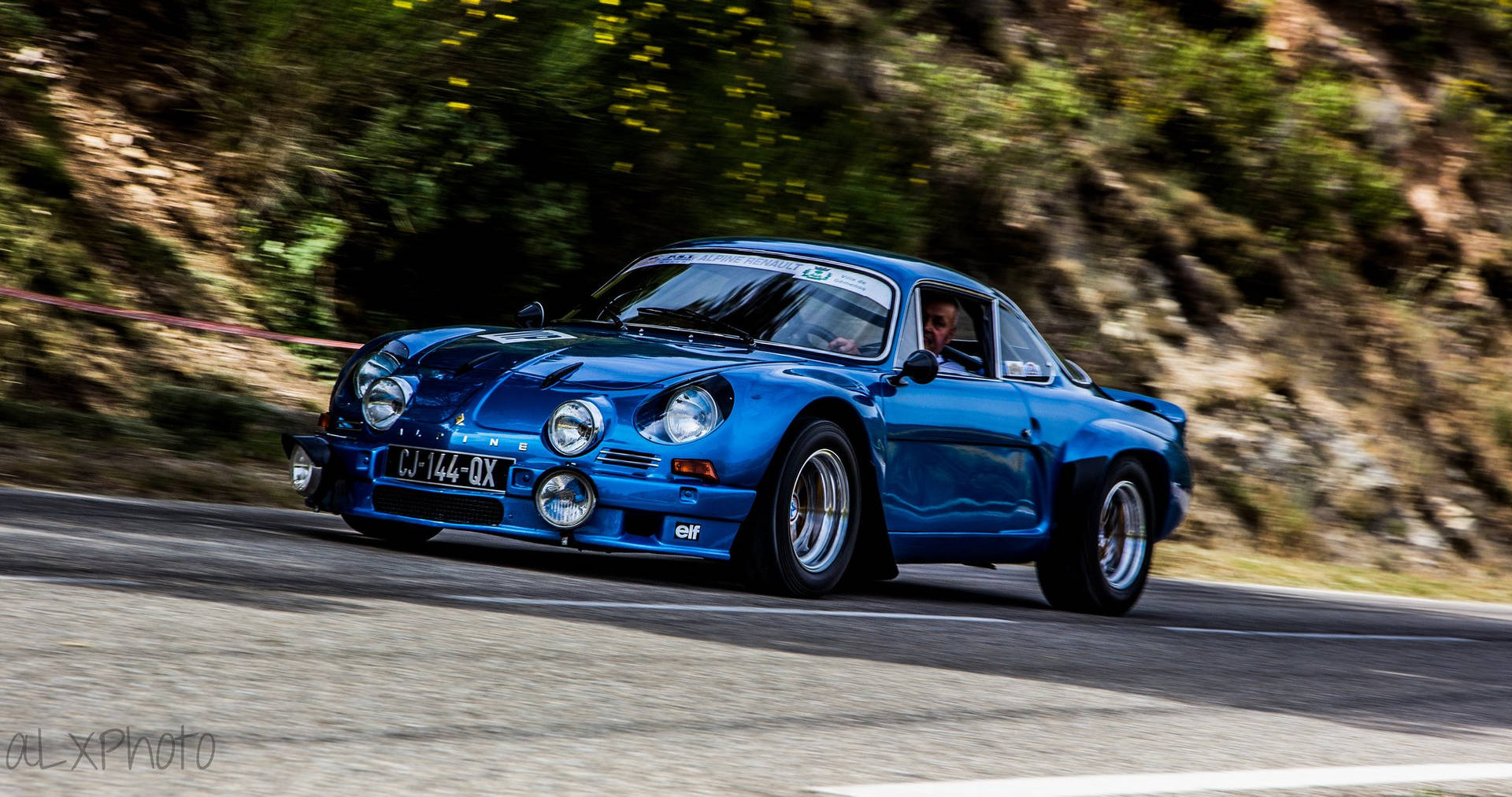 Shiny Blue Alpine A110