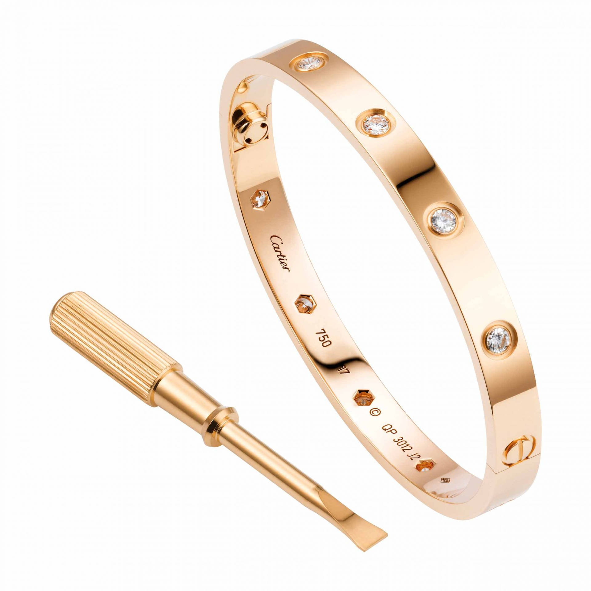 Shiny Cartier Screw Bracelet