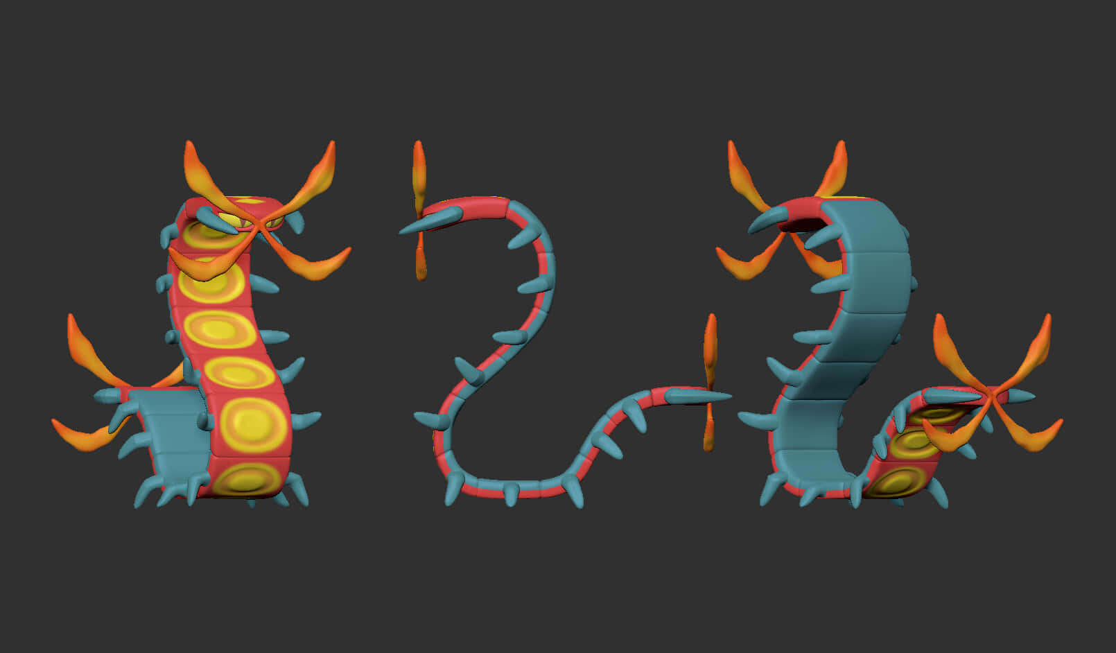 Shiny Centiskorch Background
