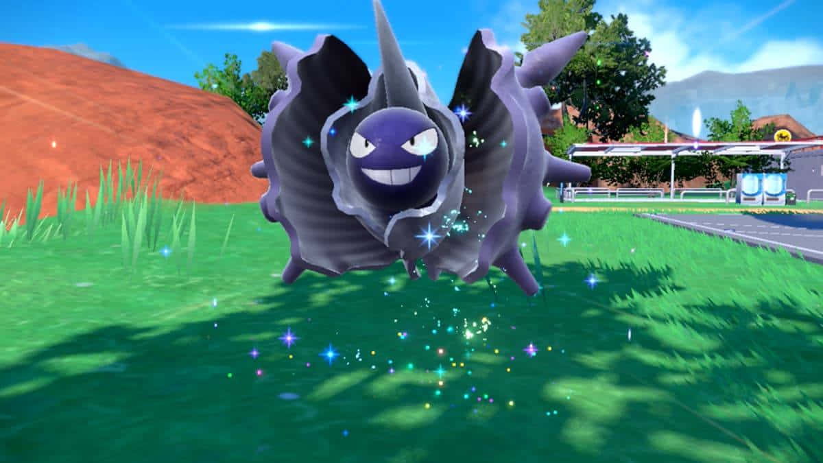 Shiny Cloyster Pokemon Scarlet Violet Background