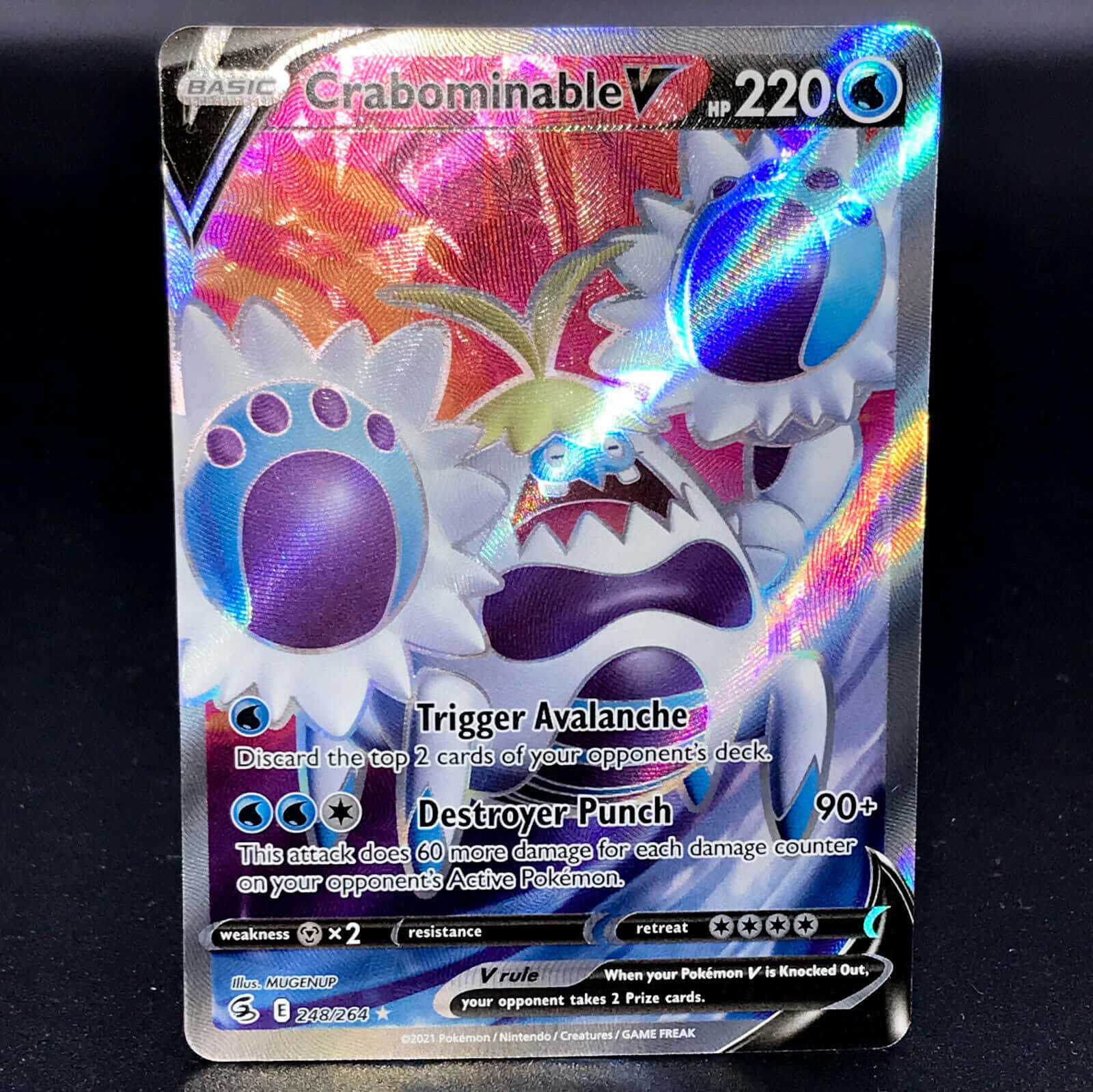 Shiny Crabominable Card