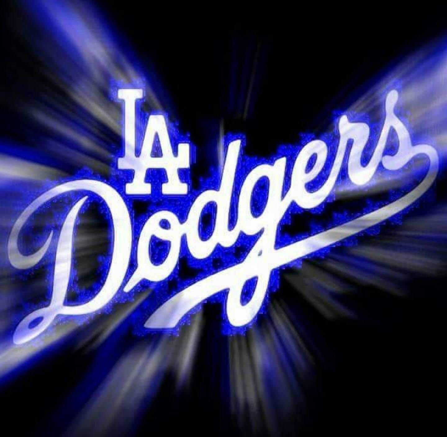 Shiny La Dodgers Logo Hd Background