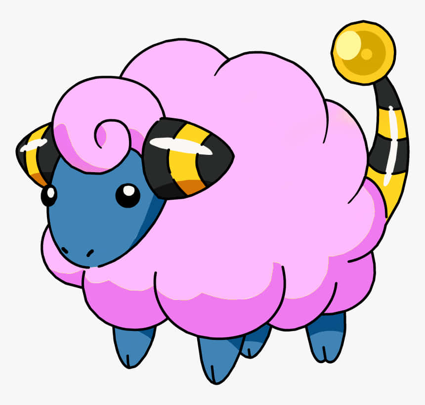 Shiny Mareep Background