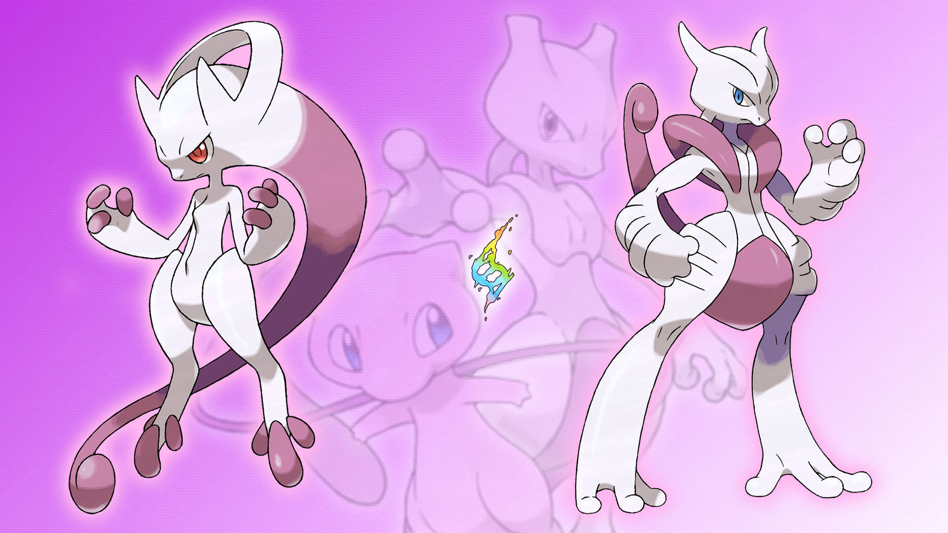 Shiny Mewtwo Evolution Background