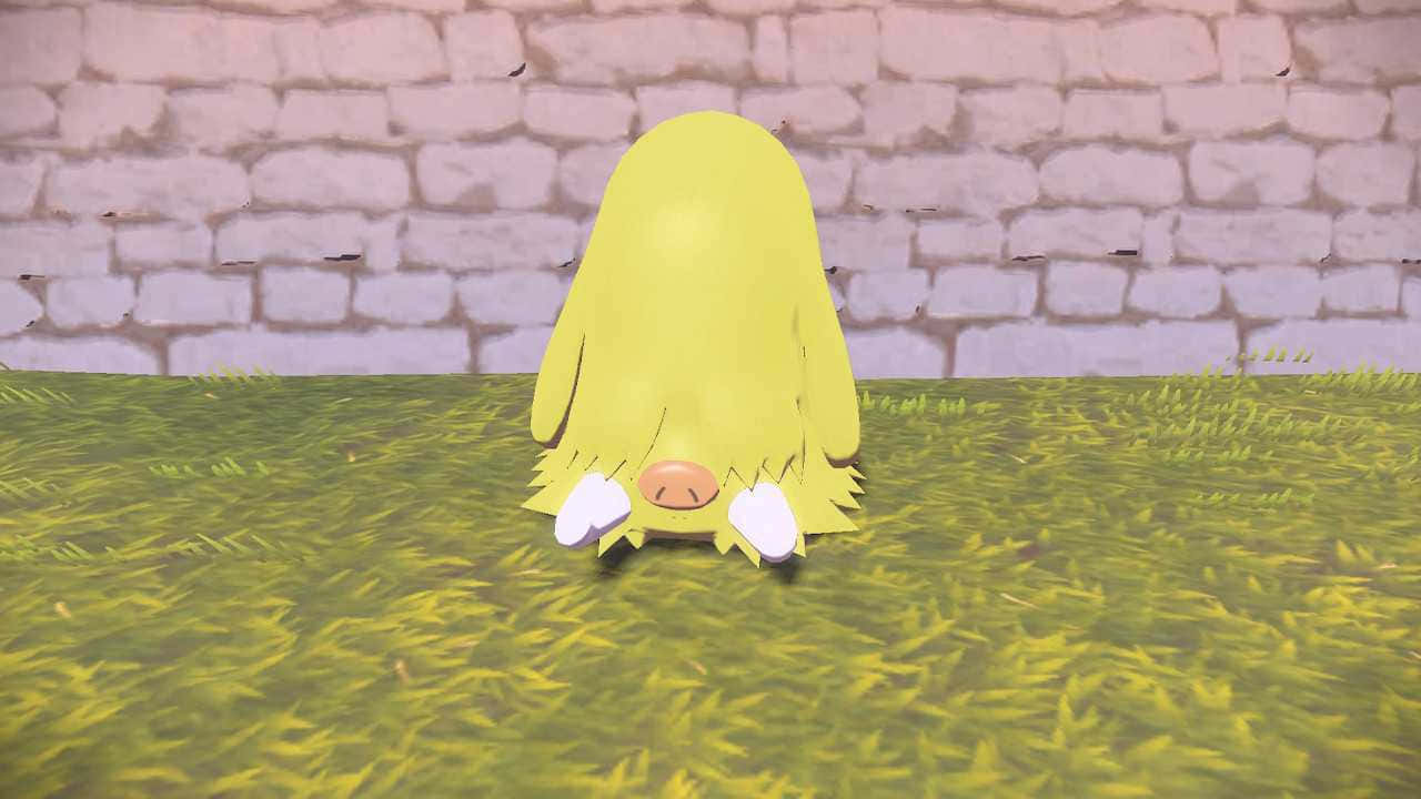 Shiny Piloswine 3d Background